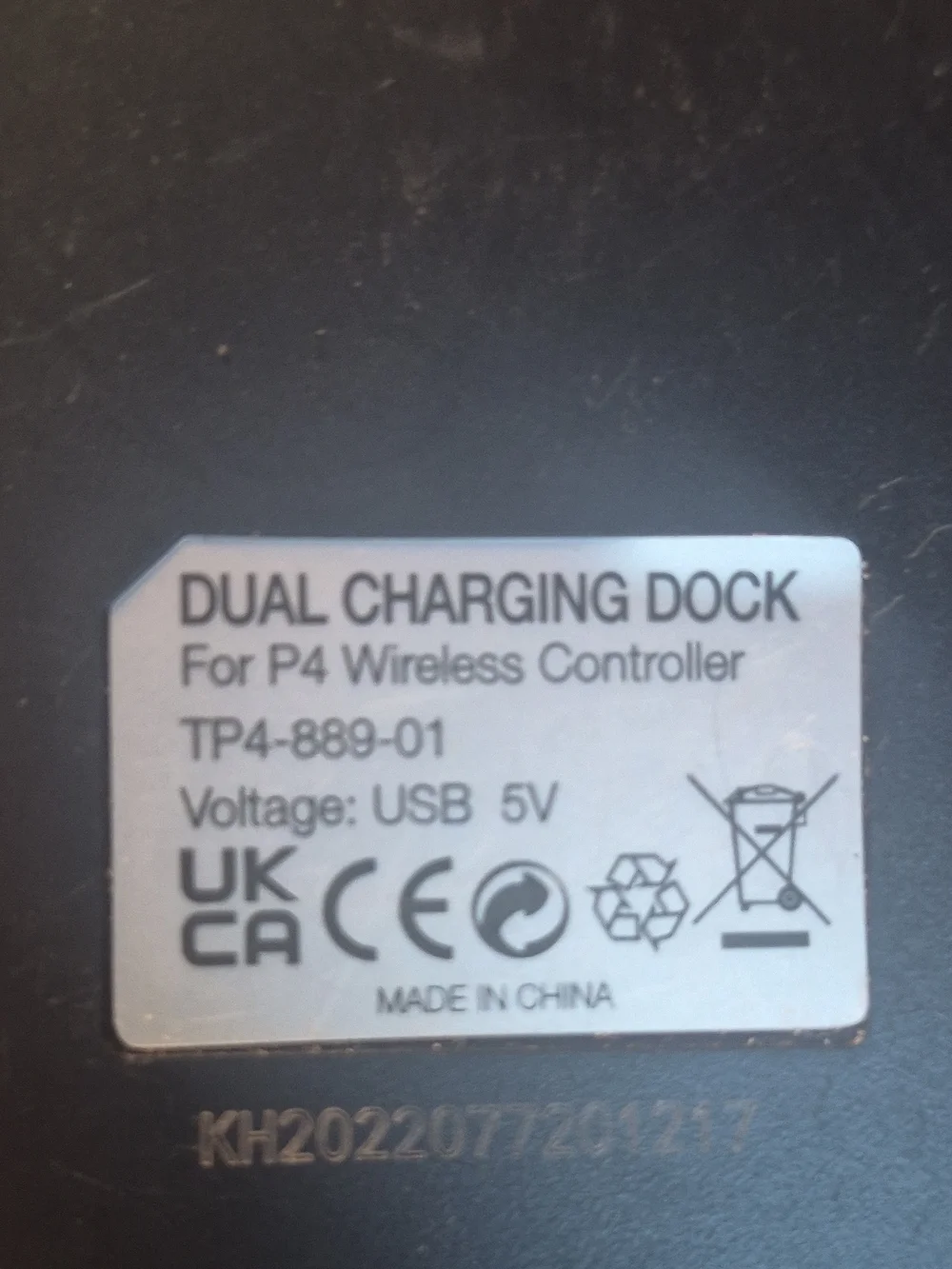 Onvo Black Dual Dock Charging Station Missing Cords